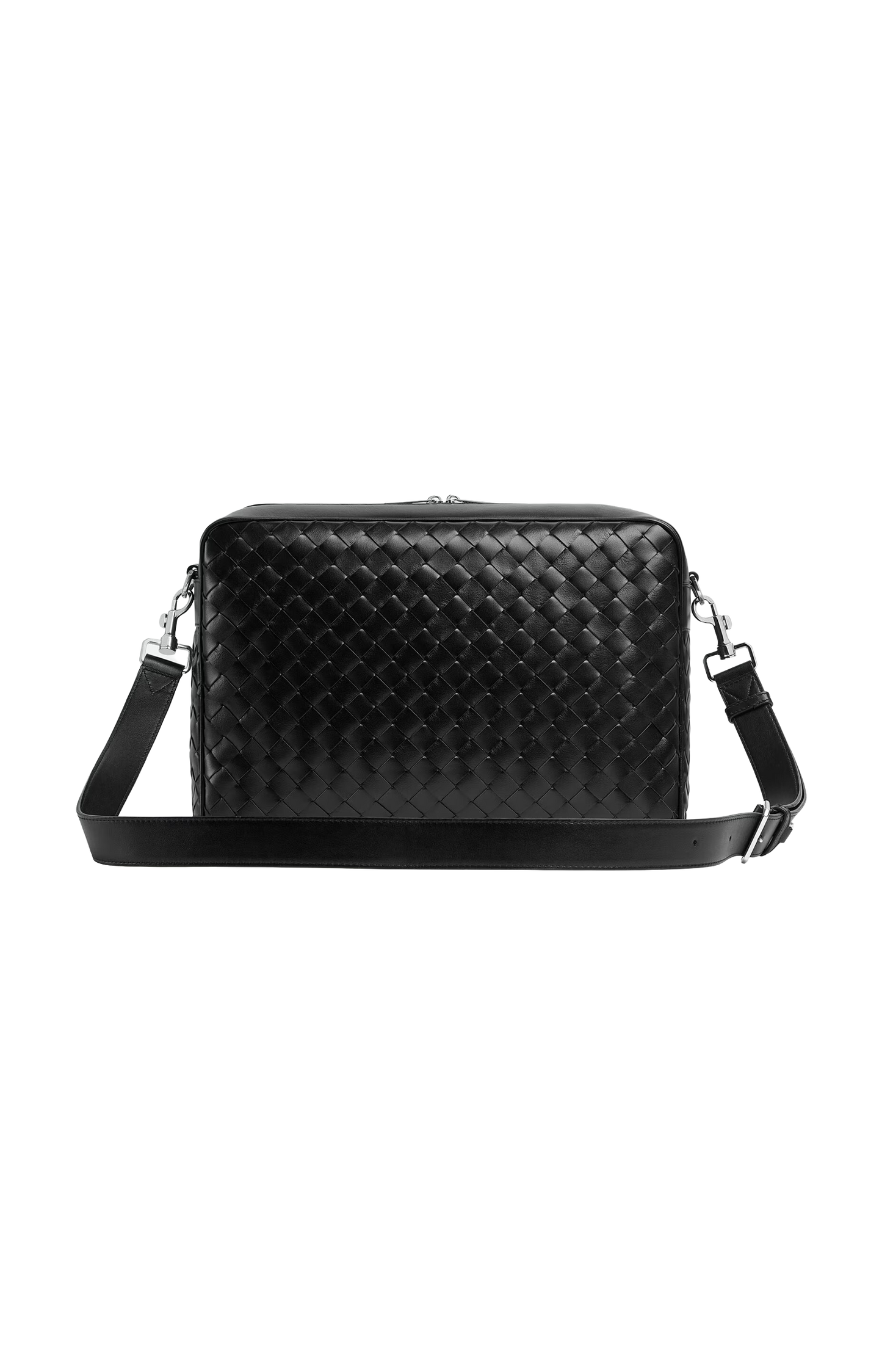 Black Intrecciato camera bag