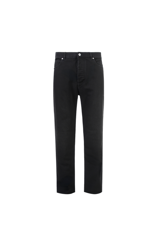 Faded Black Straight Leg Jeans