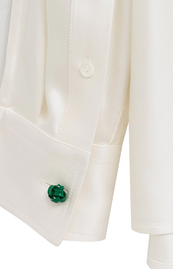 Fluid Silk Satin Shirt