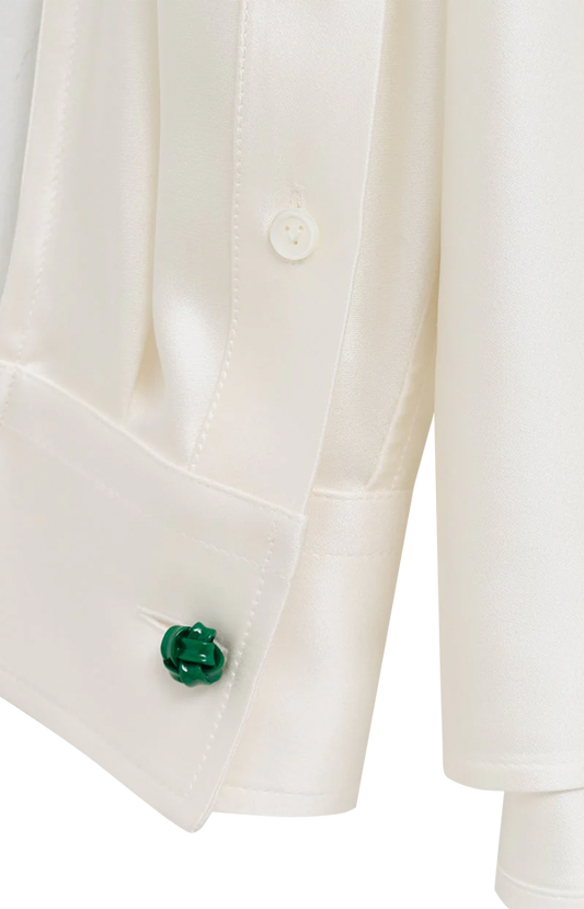 Fluid Silk Satin Shirt