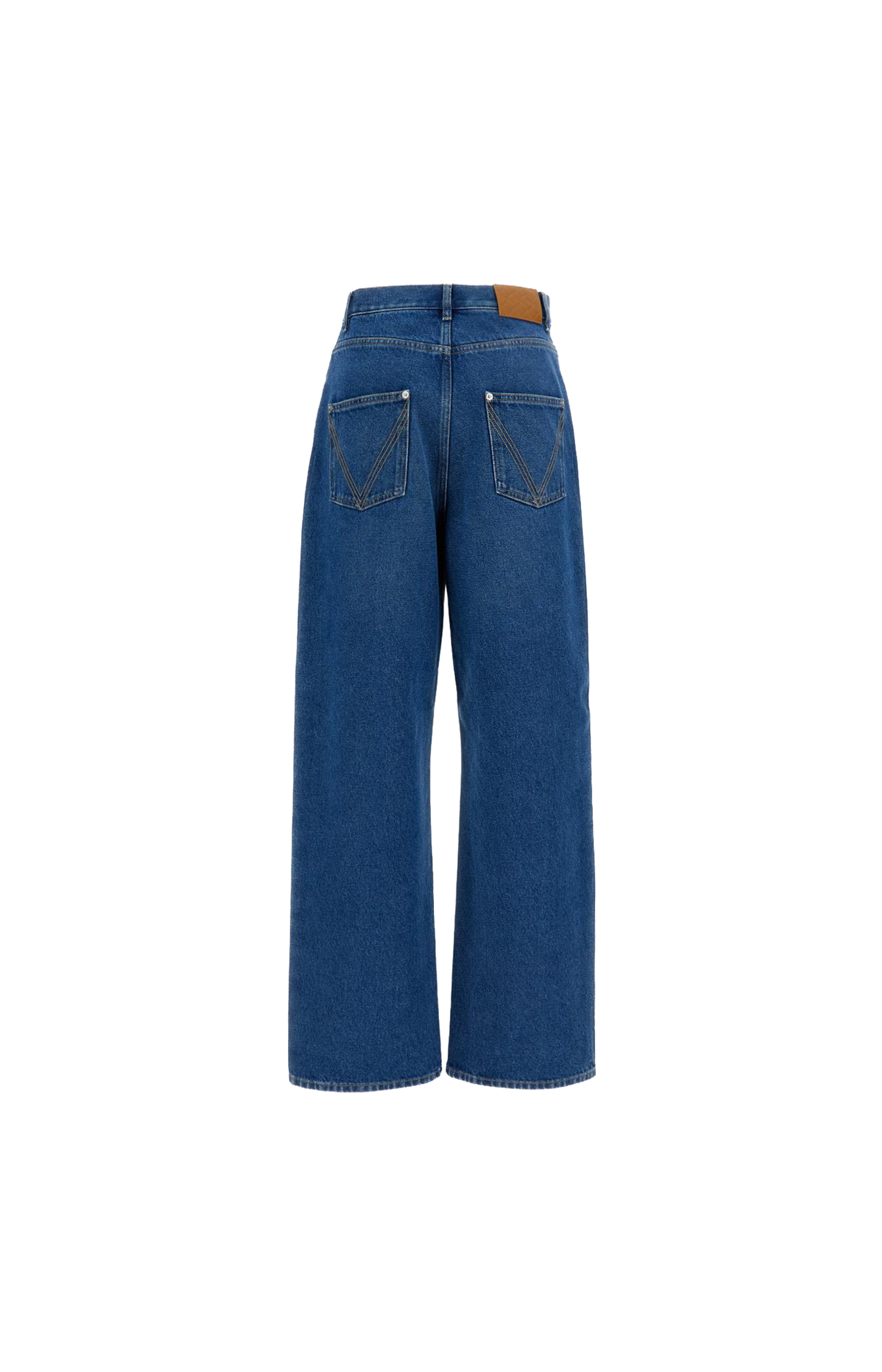 Medium Indigo Wide Leg Jeans