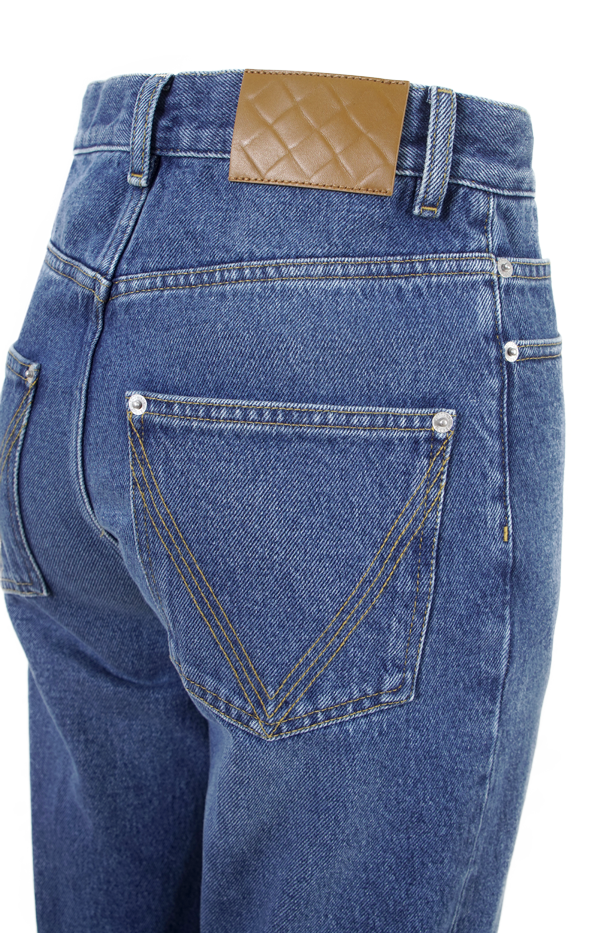 Medium Indigo Flared Jeans