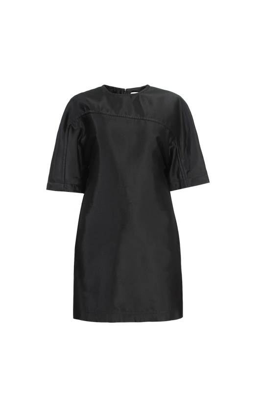 Washed Cotton and Viscose Twill Dress