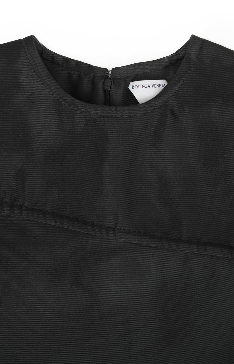 Washed Cotton and Viscose Twill Dress