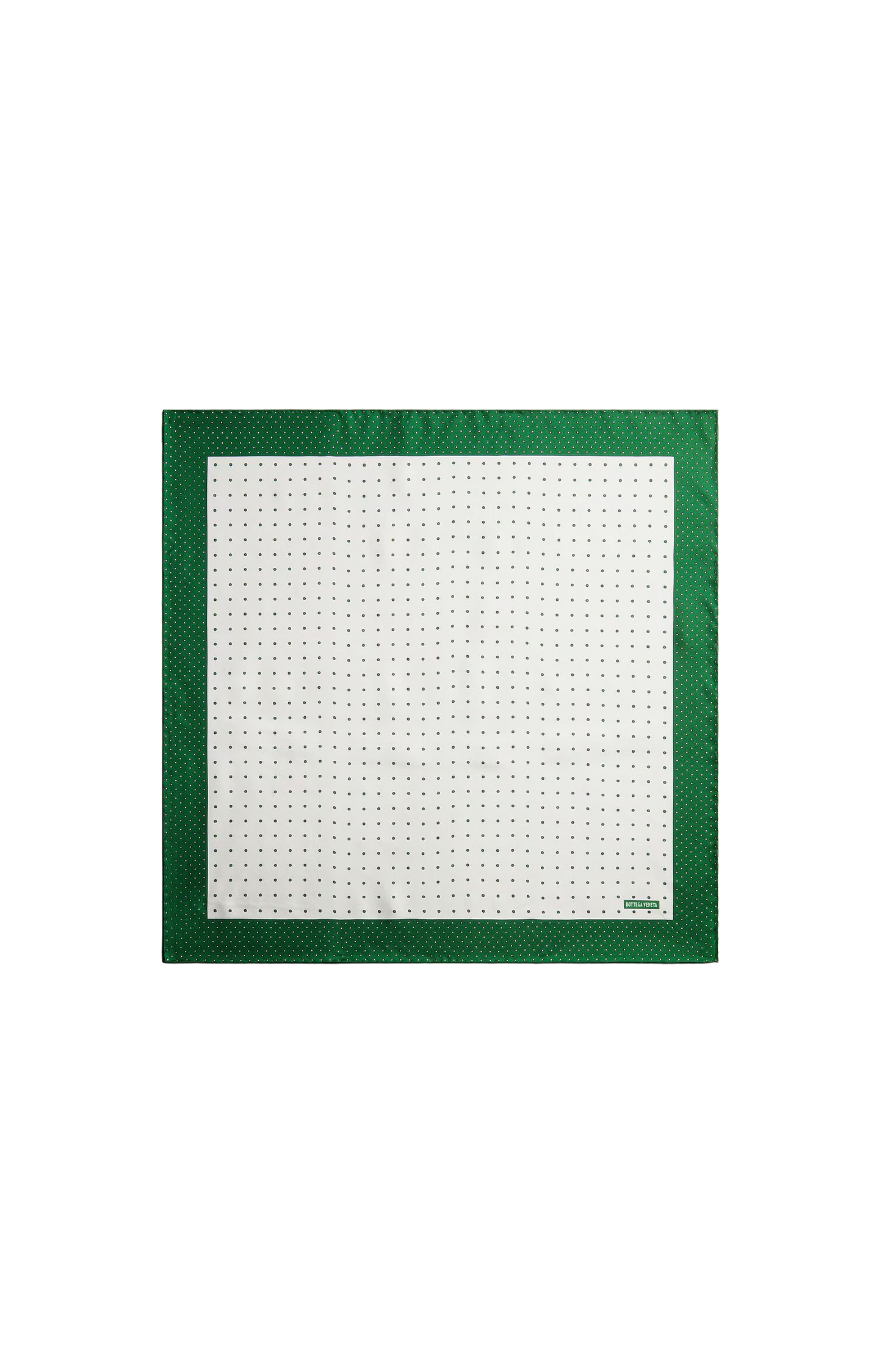 White pegboard with green frame on a white background
