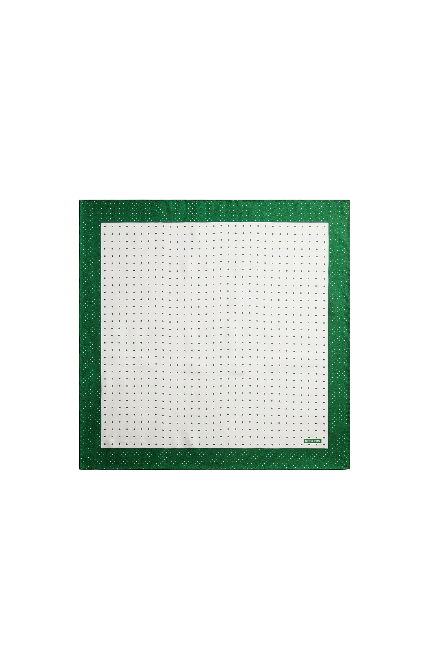 White pegboard with green frame on a white background