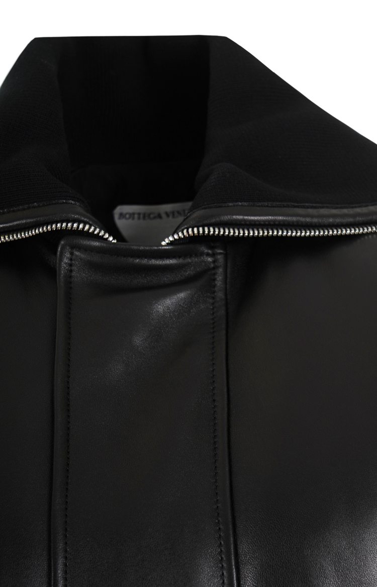 Leather Vest in Black