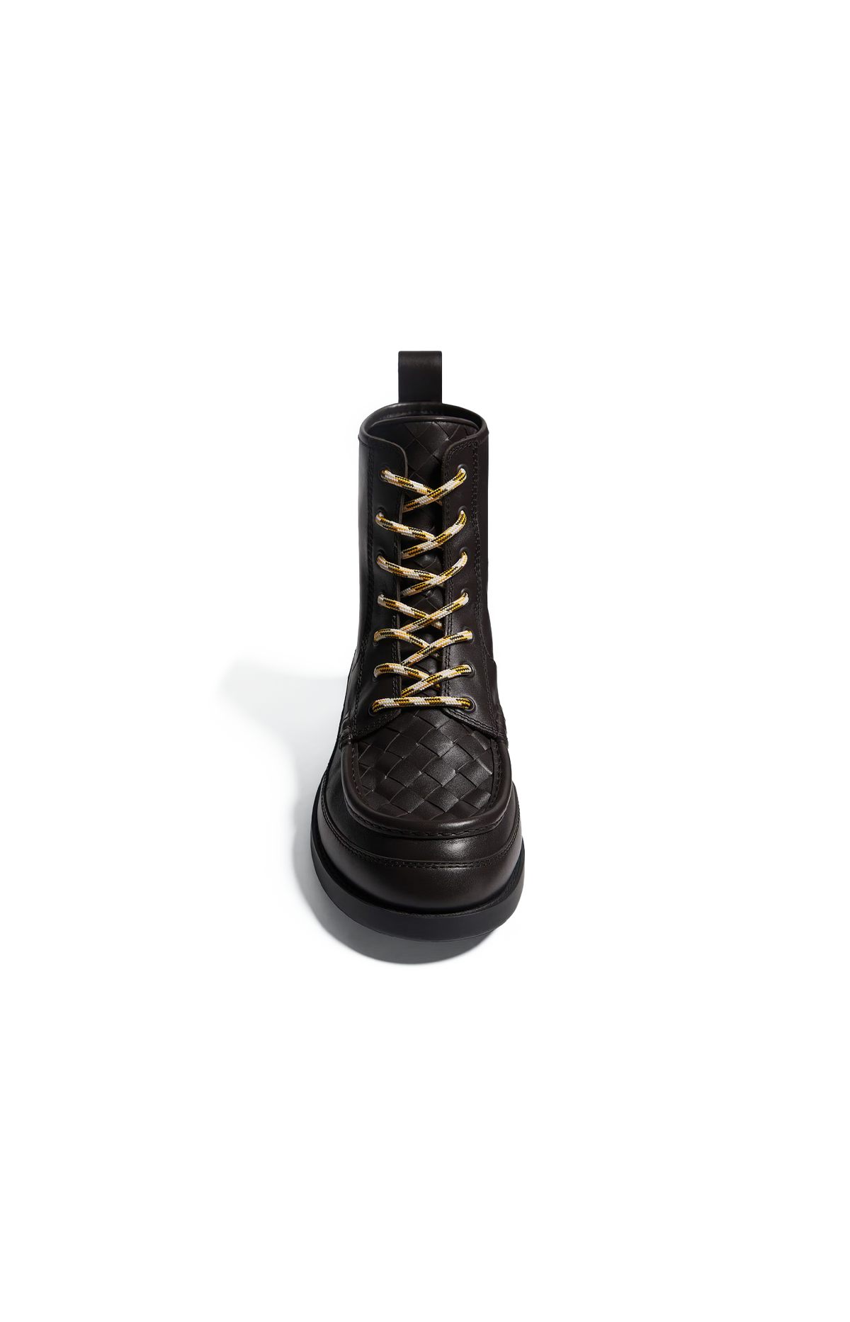 Bottega Veneta Pier Lace-Up Ankle Boot in Espresso — product photo 3