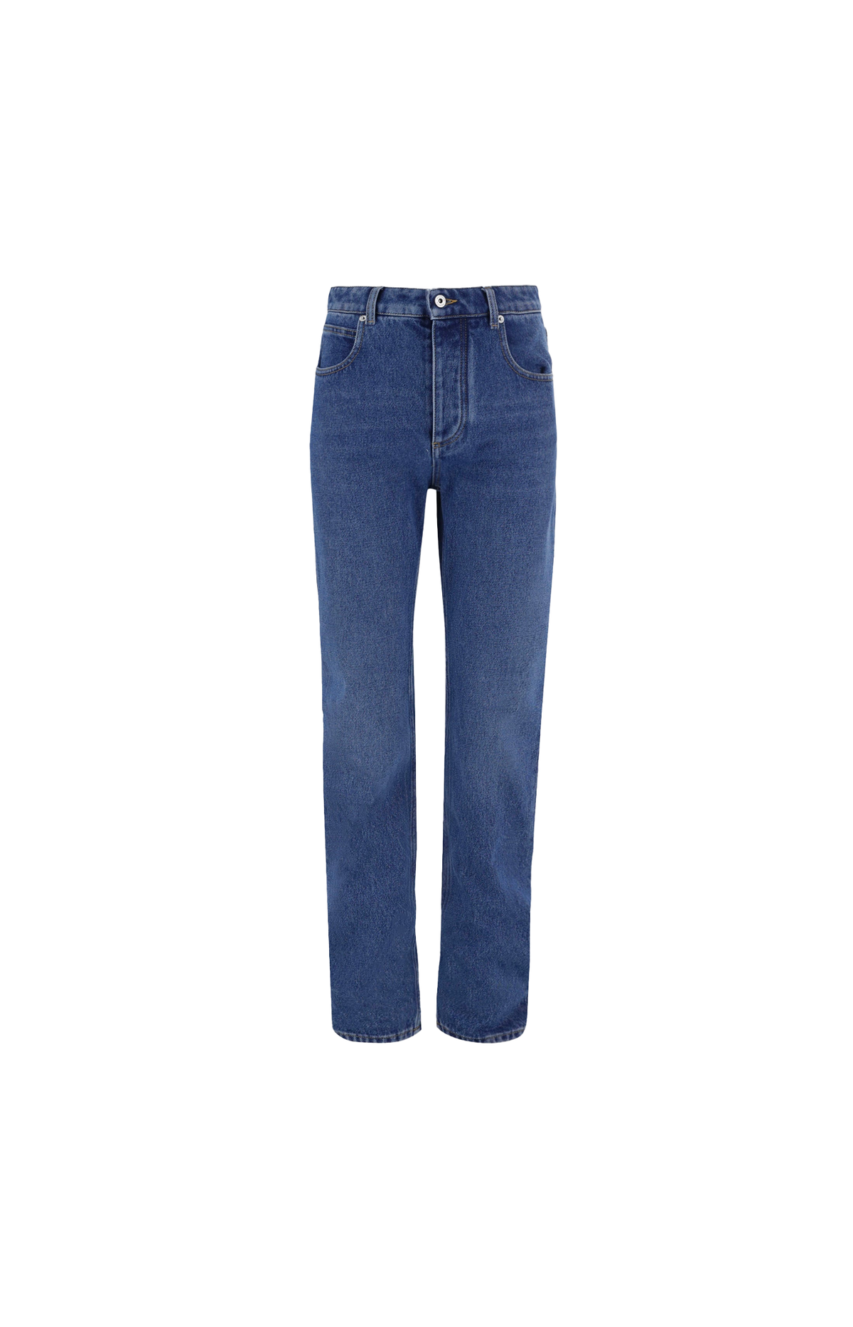 Straight Leg Jeans in Medium Indigo
