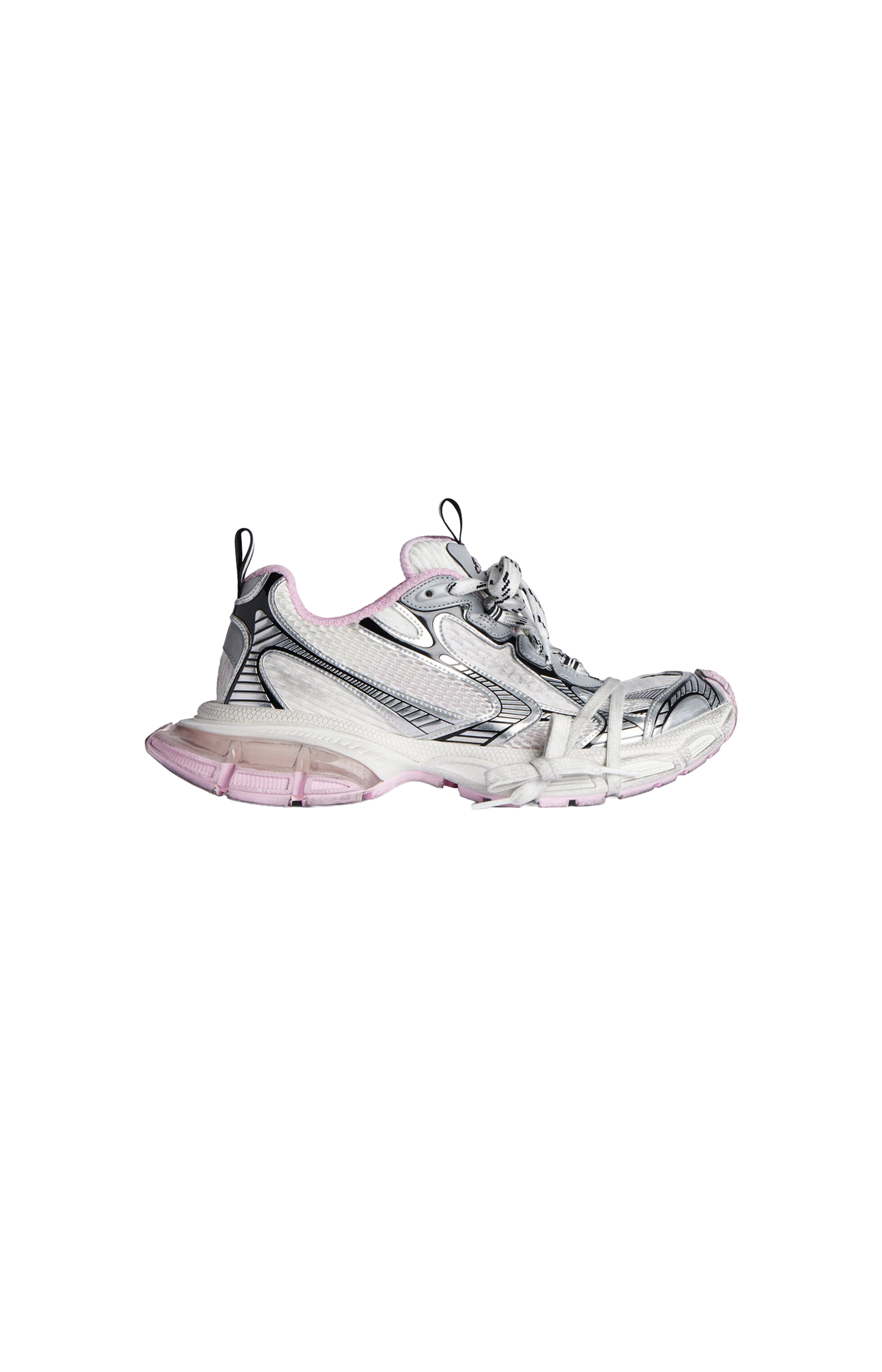 Women's 3xl Gel Clearsole Sneaker in White/pink/black