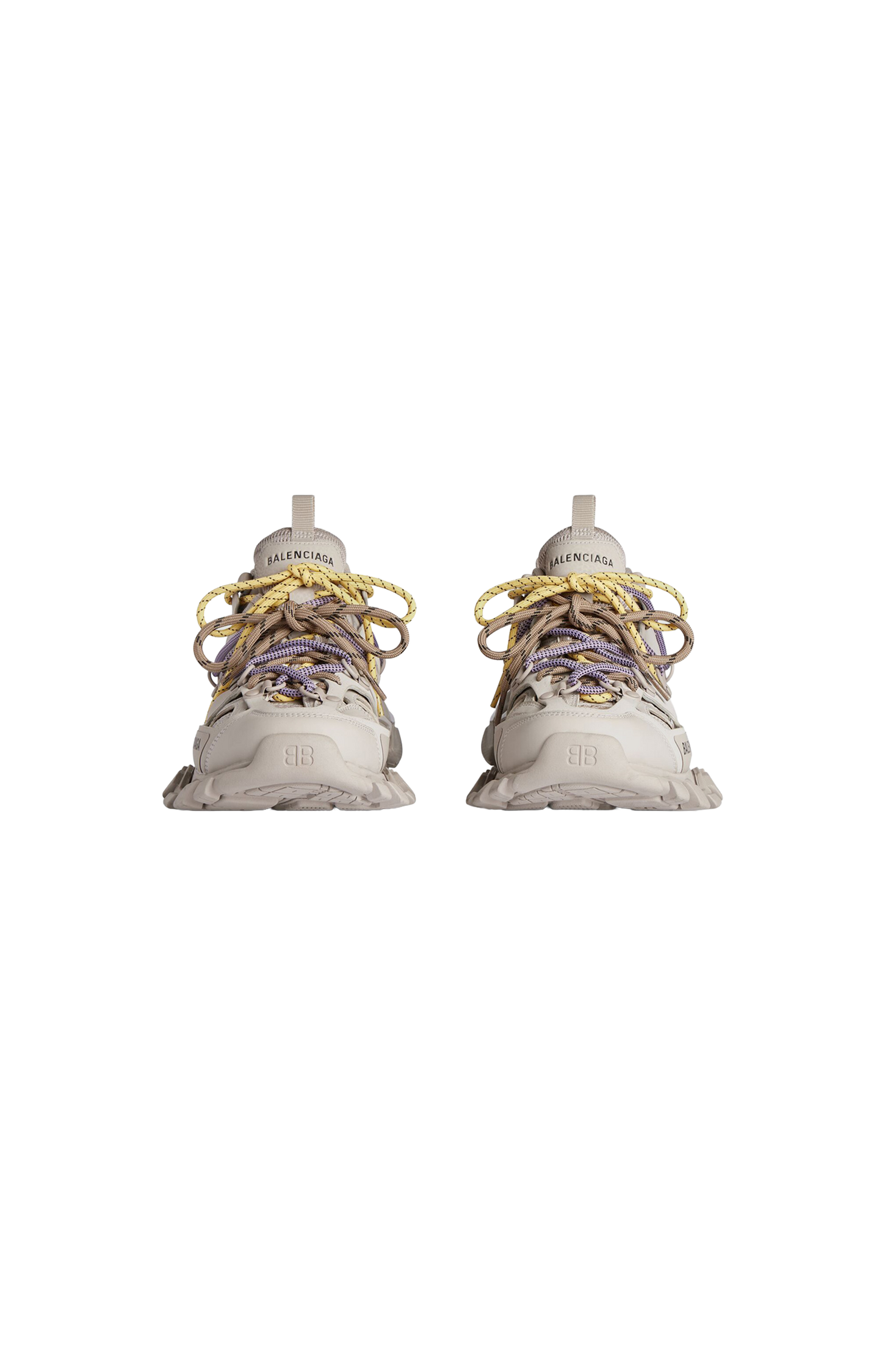 Track Trail Laces Sneaker in Taupe/yellow/purple/brown/black