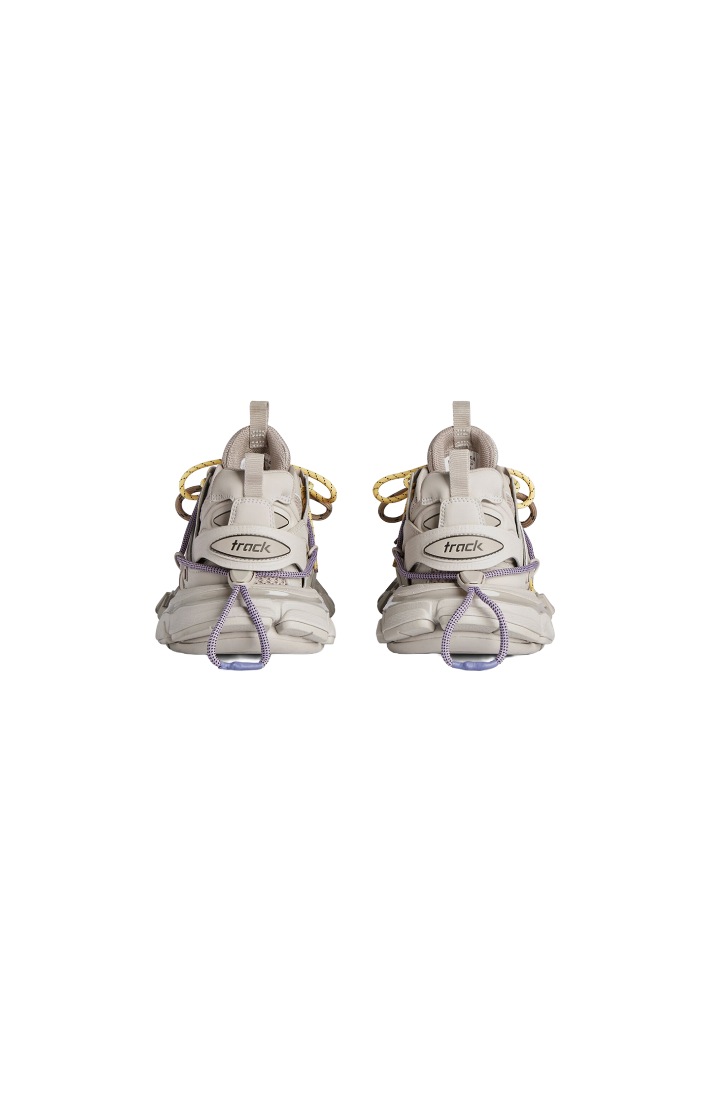 Track Trail Laces Sneaker in Taupe/yellow/purple/brown/black