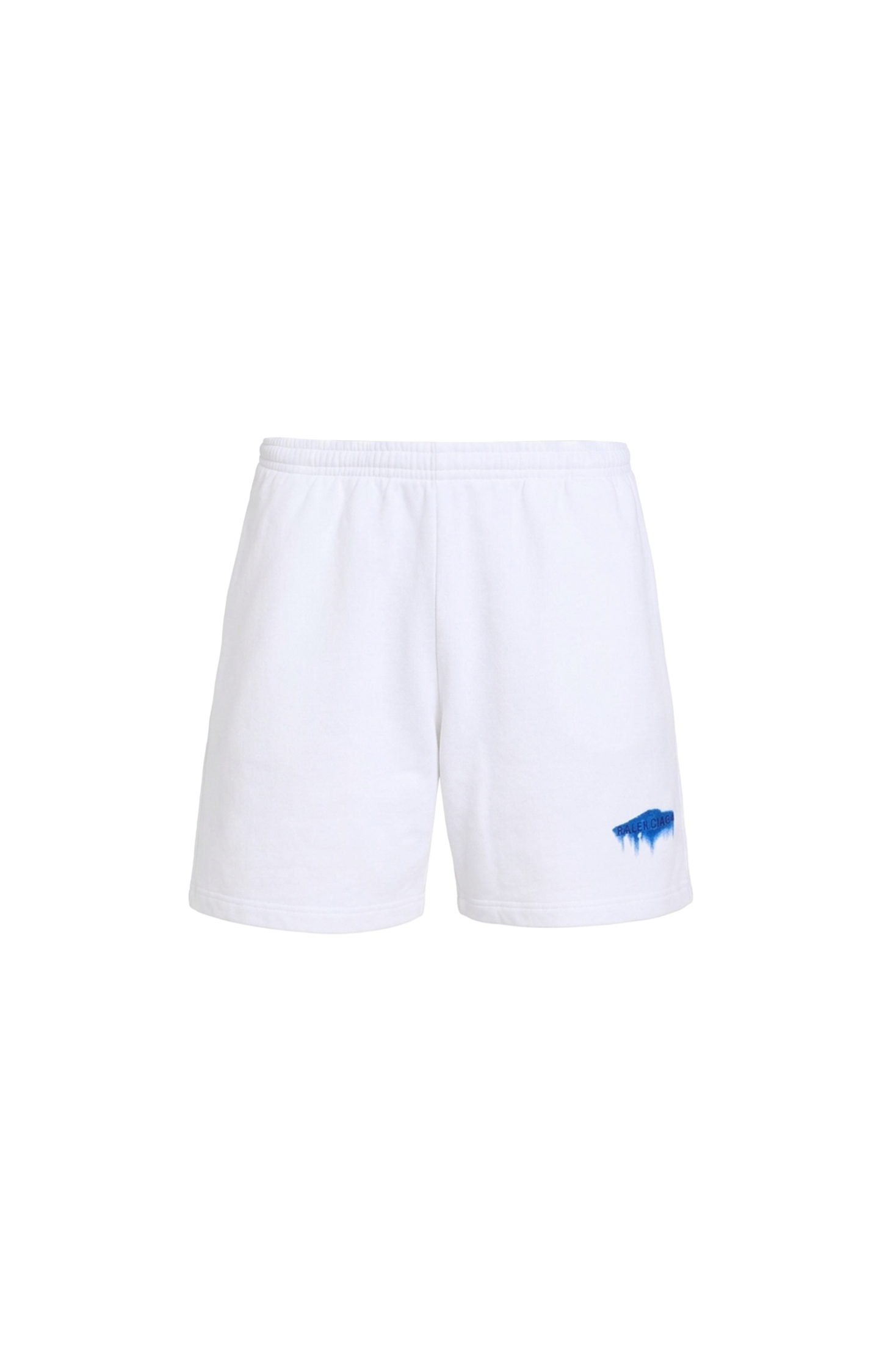Wet Brush Relaxed Fit Shorts in White