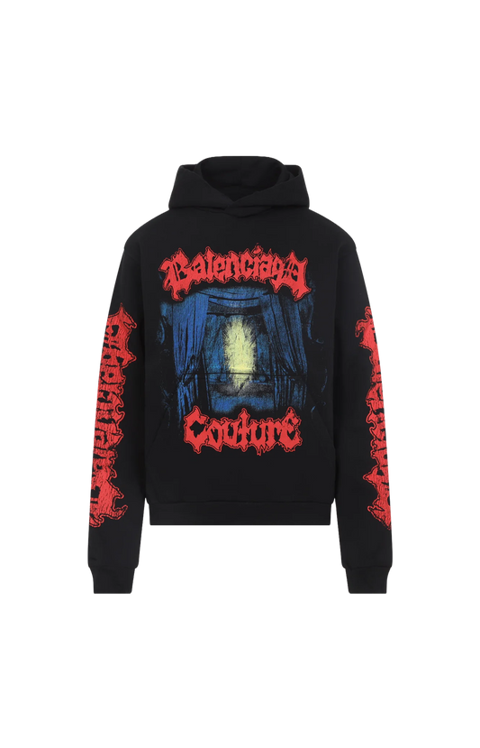 Graphic-print hoodie