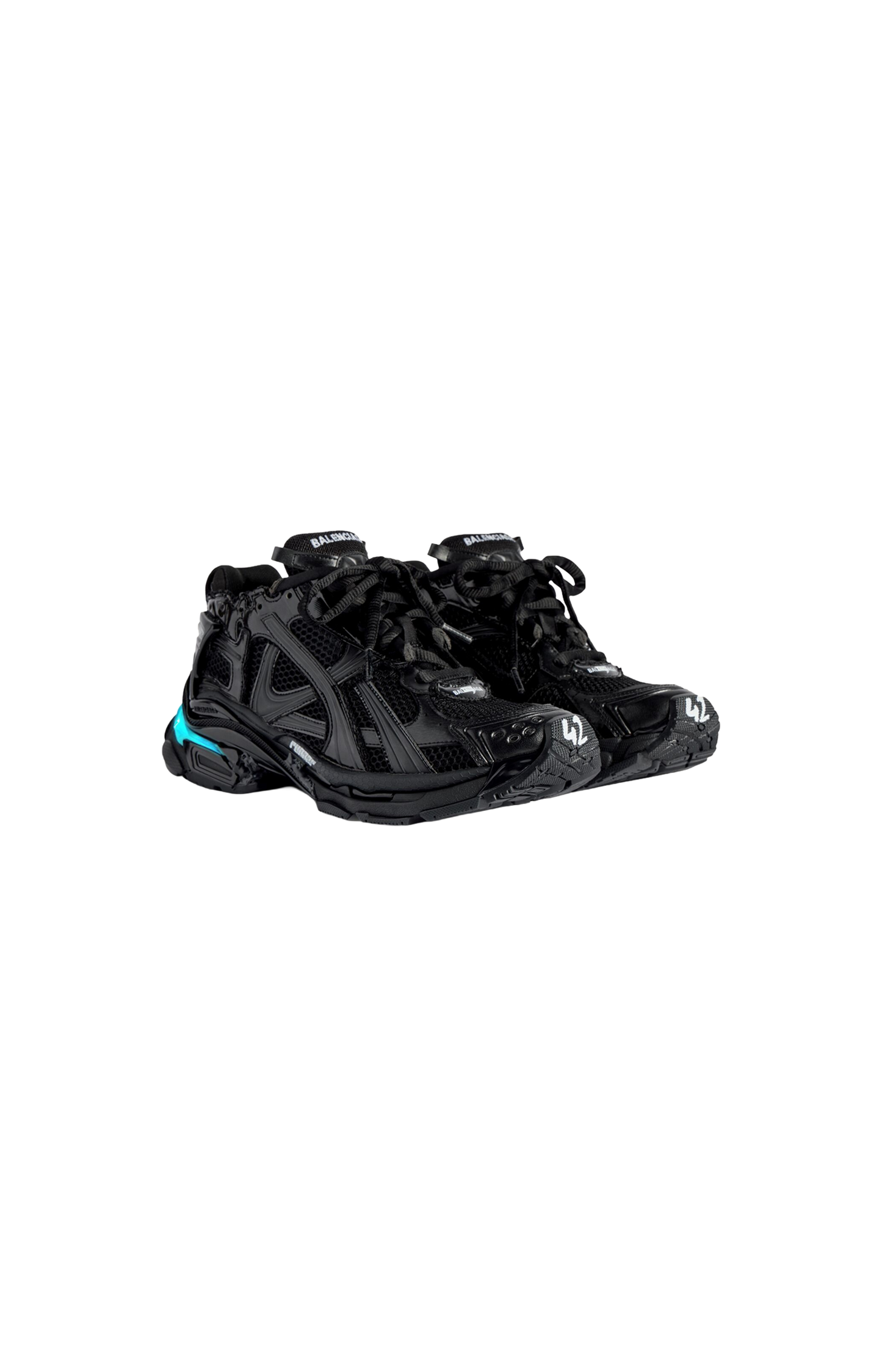 Runner Led Sneaker in Black