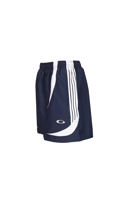 Logo-Print Stripe-Detail Shorts