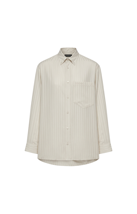 Sand Cupro Oversize Shirt