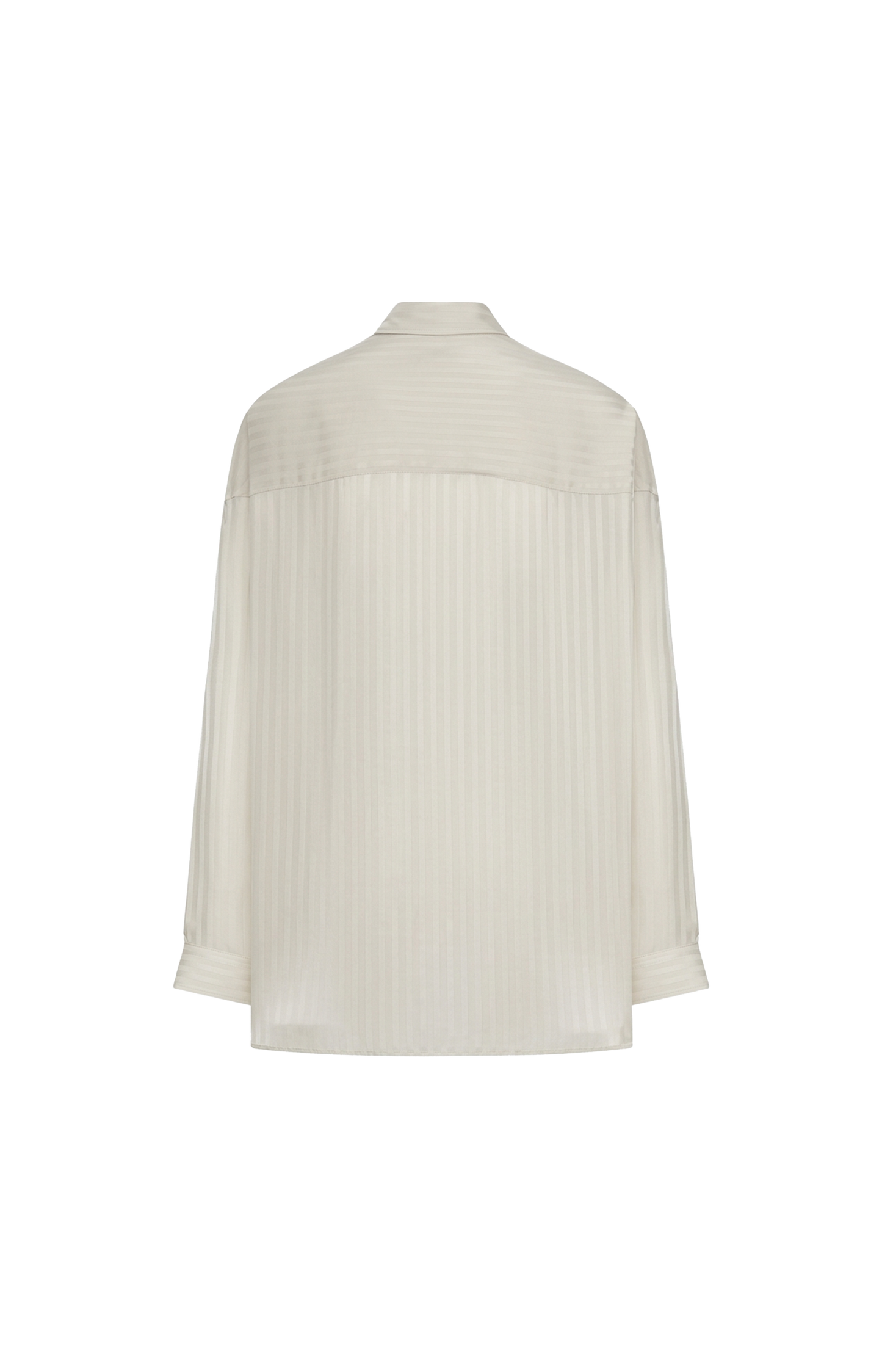 Sand Cupro Oversize Shirt