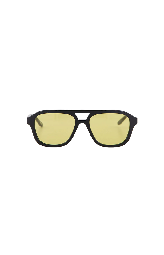 Black Daily Pilot Acetate Sunglasses