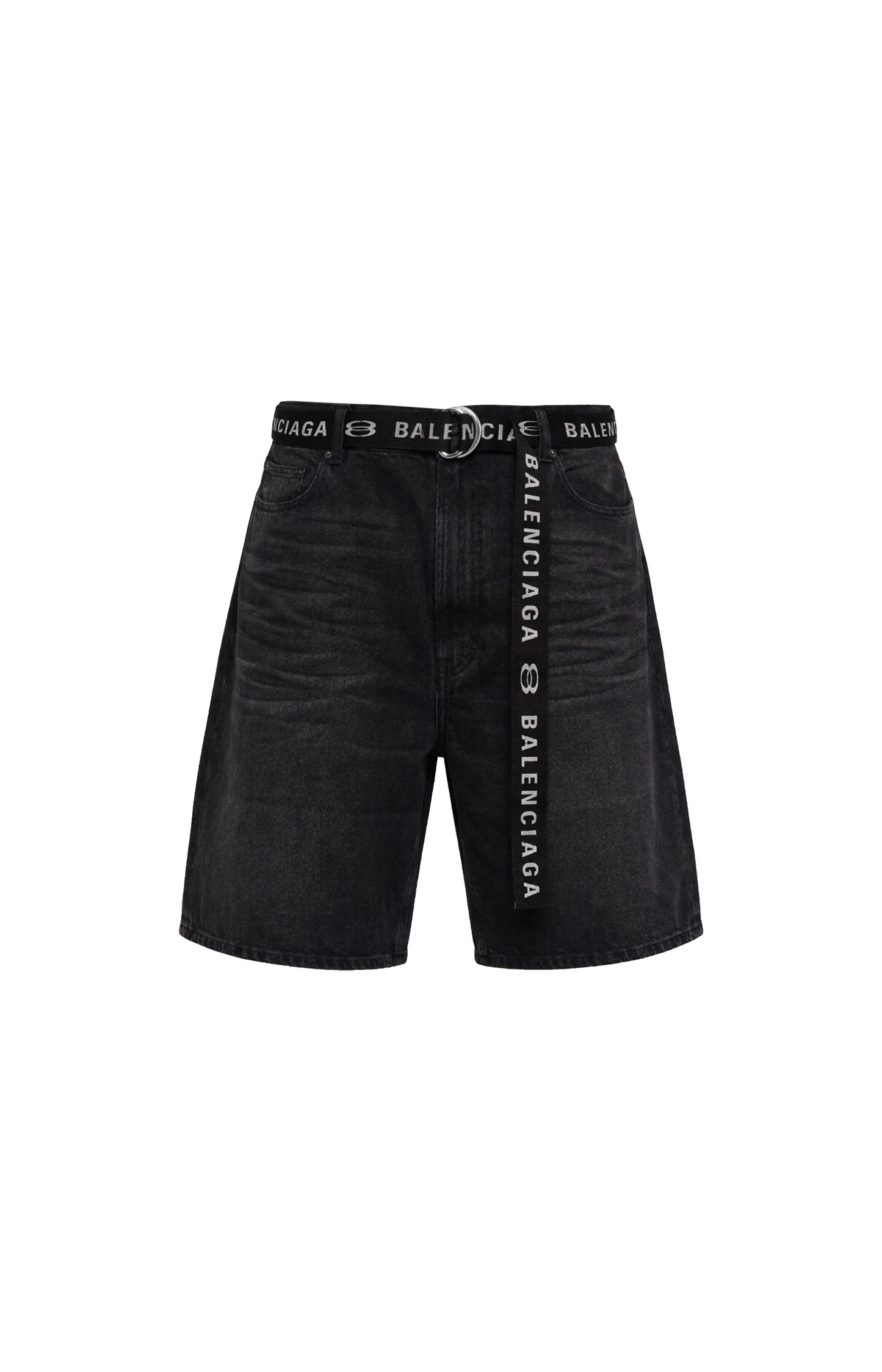 Black Shorts With Belt