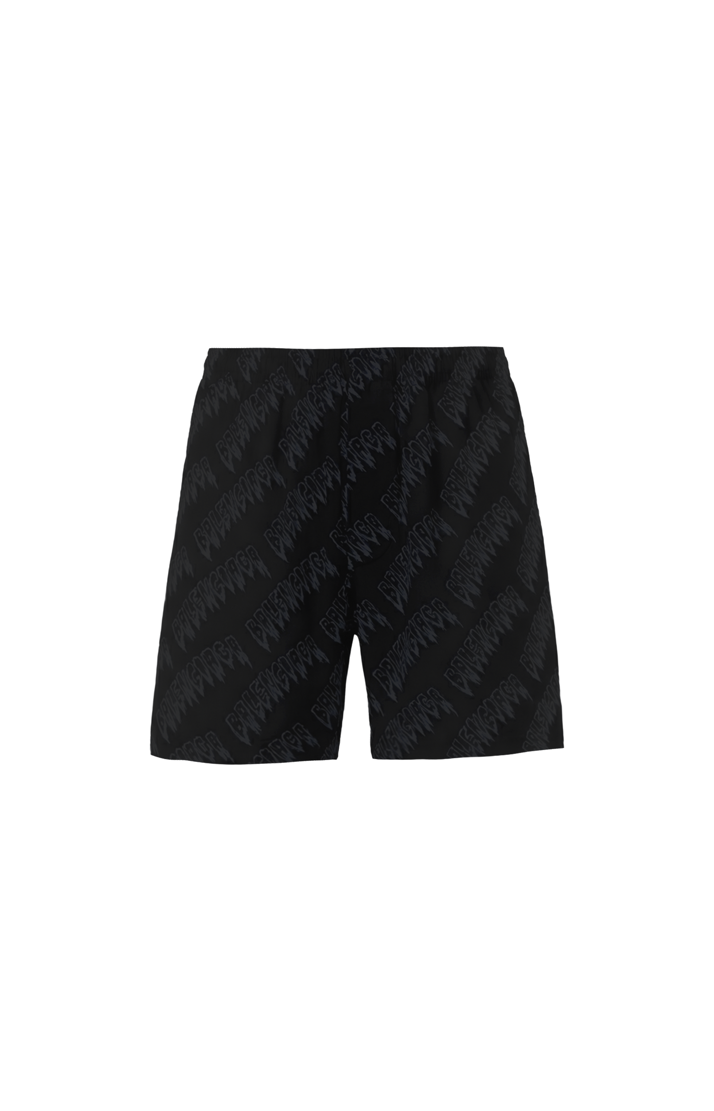 High-Waisted Shorts with Front Pockets in Black Viscose