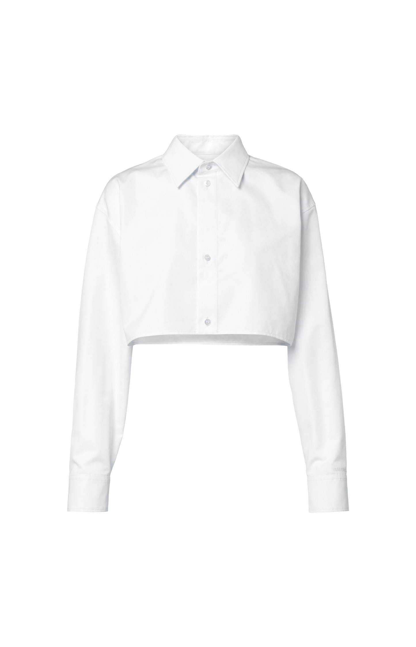 Cropped Shirt in White
