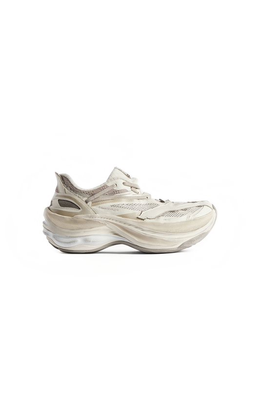 Balenciaga Jet Sneaker in Eggshell — front view