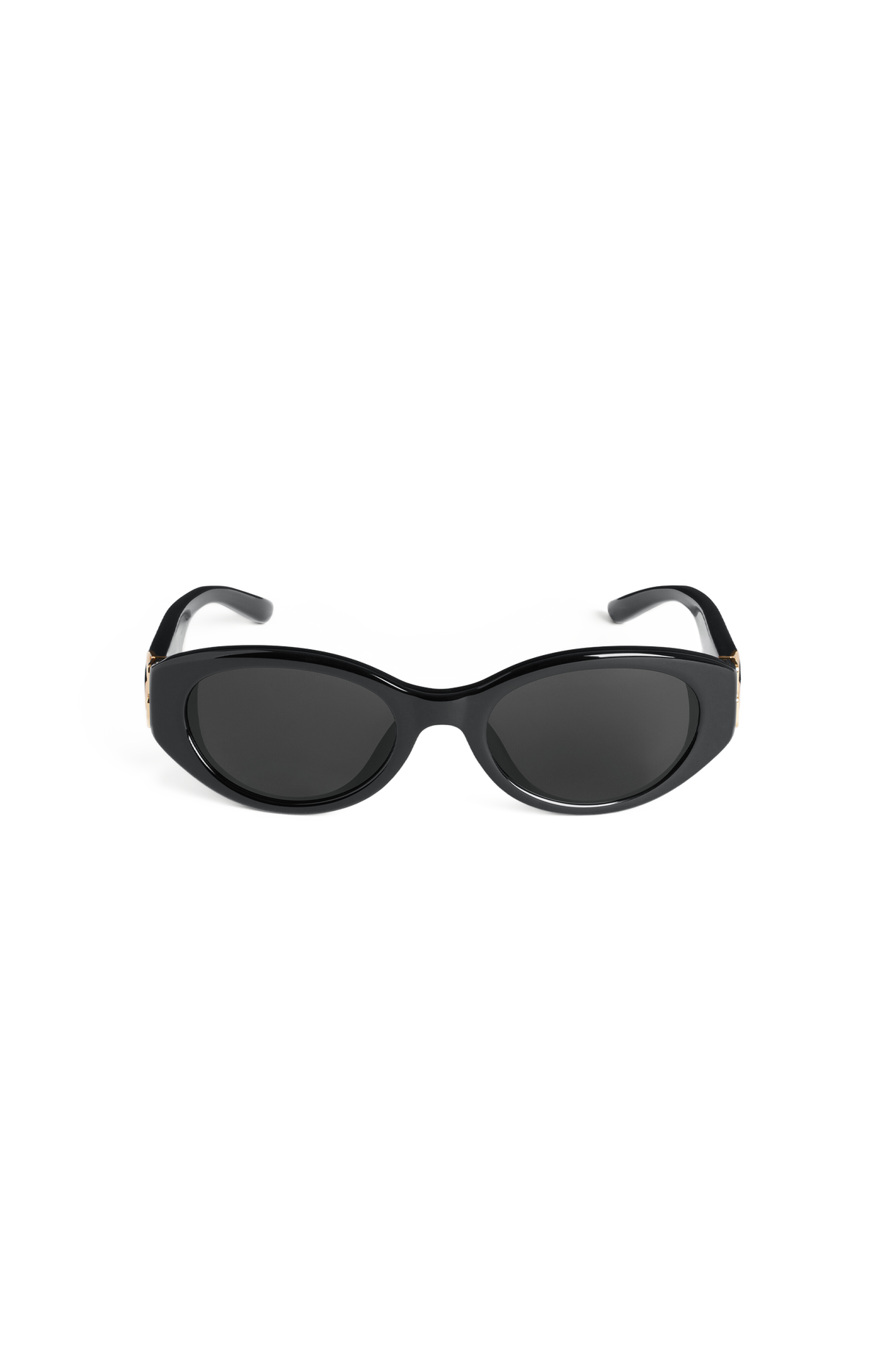 Cosmo Round AF Sunglasses in Black and Gold