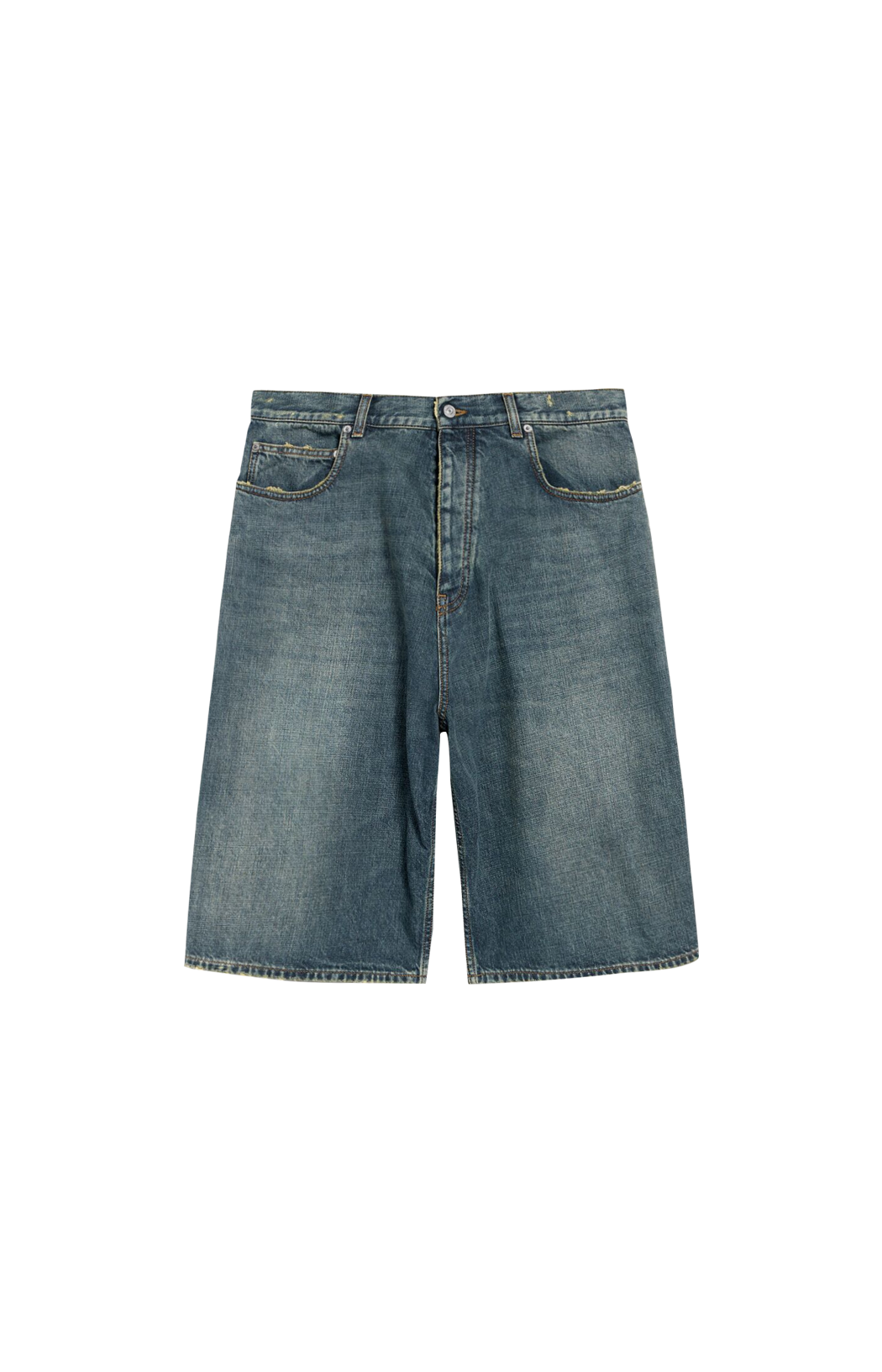 Denim Bermuda in Vintage Blue