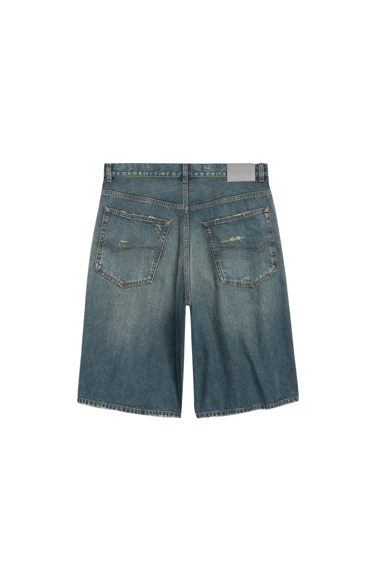 Denim Bermuda in Vintage Blue