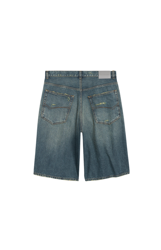 Balenciaga Denim Bermuda in Vintage Blue — product photo 2