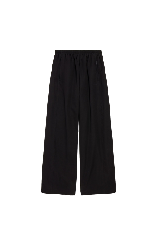 Balenciaga Tracksuit Pants in Black — front view