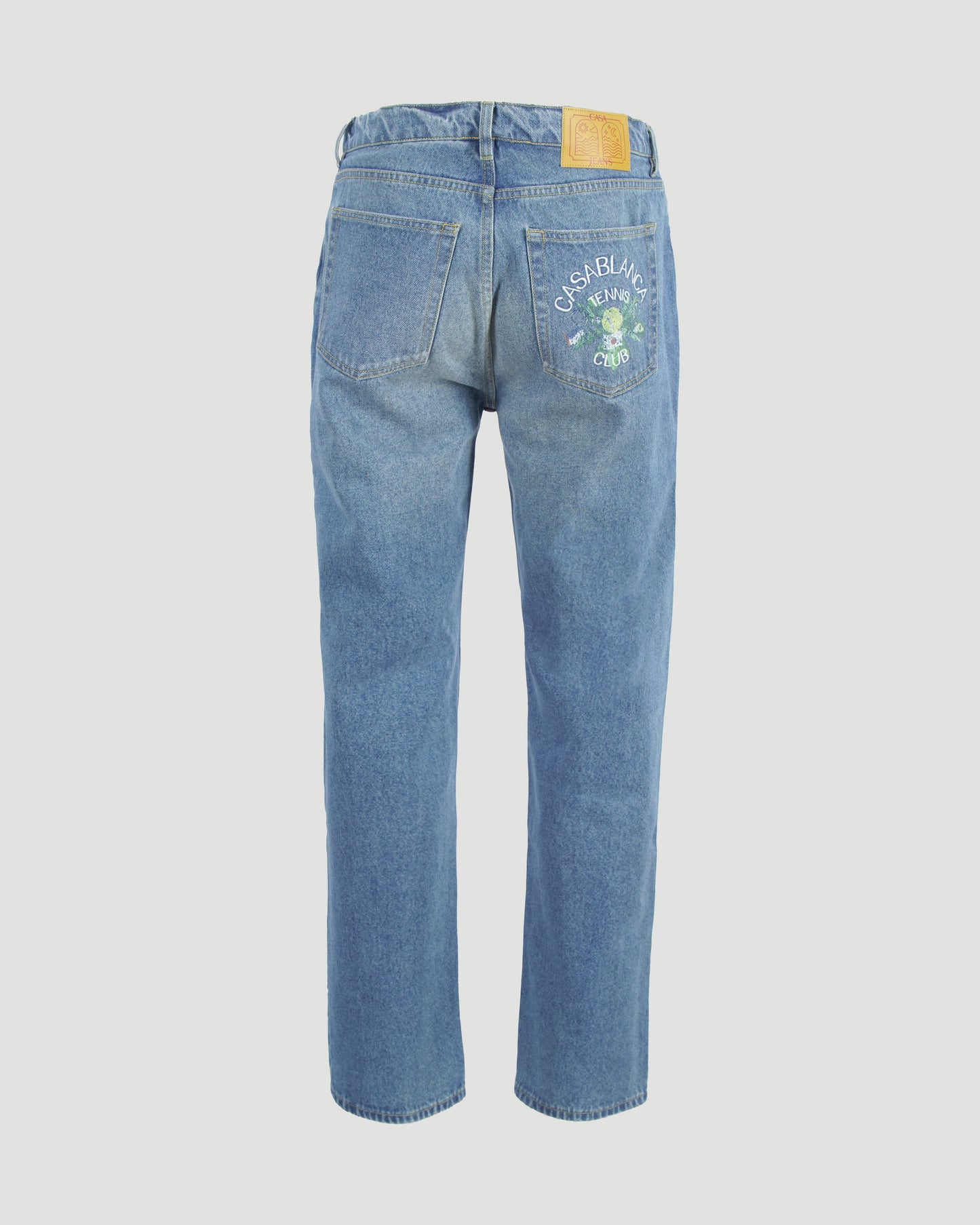 Vintage Distressed Washed Jeans