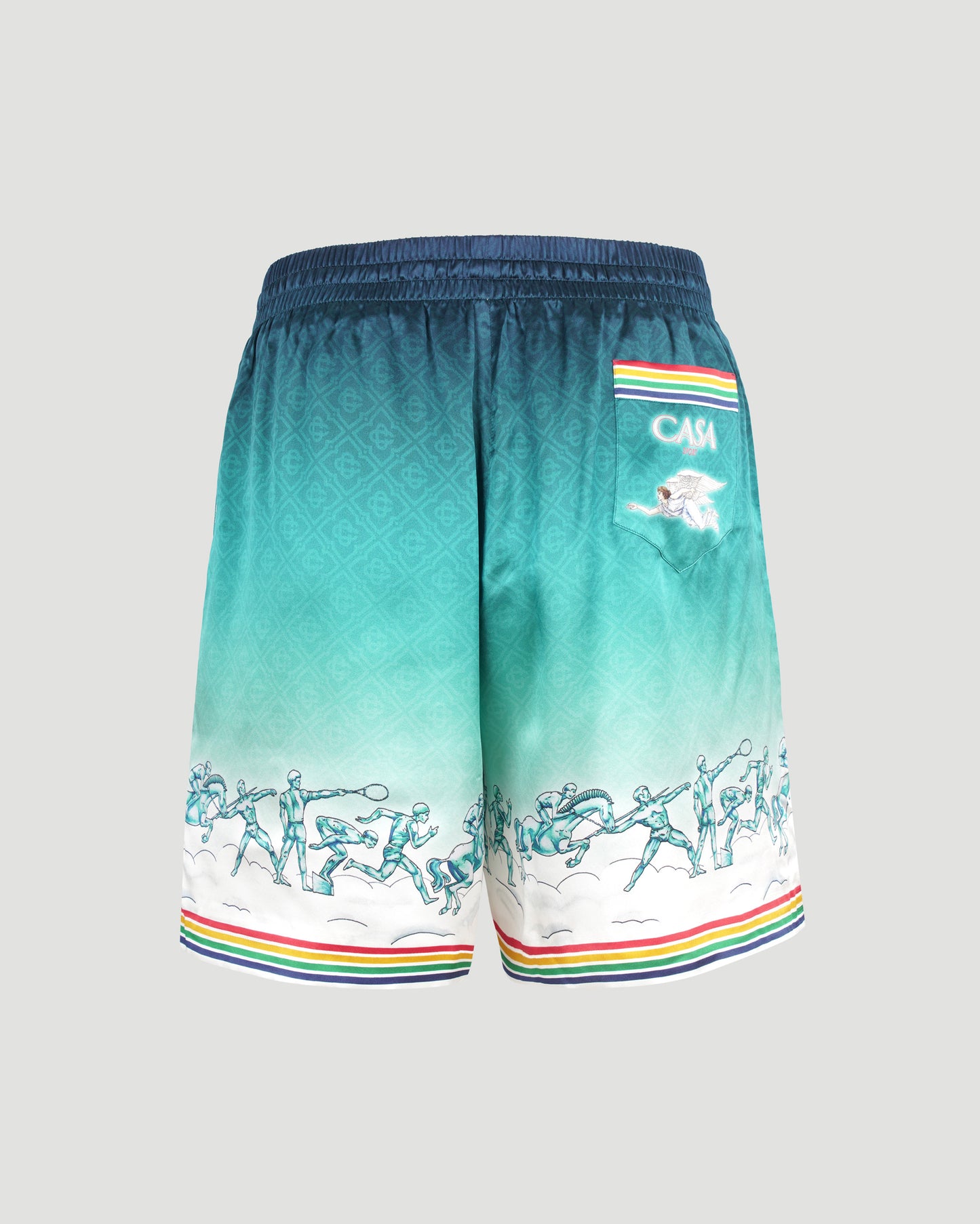 La Déesse Du Stade Silk Shorts