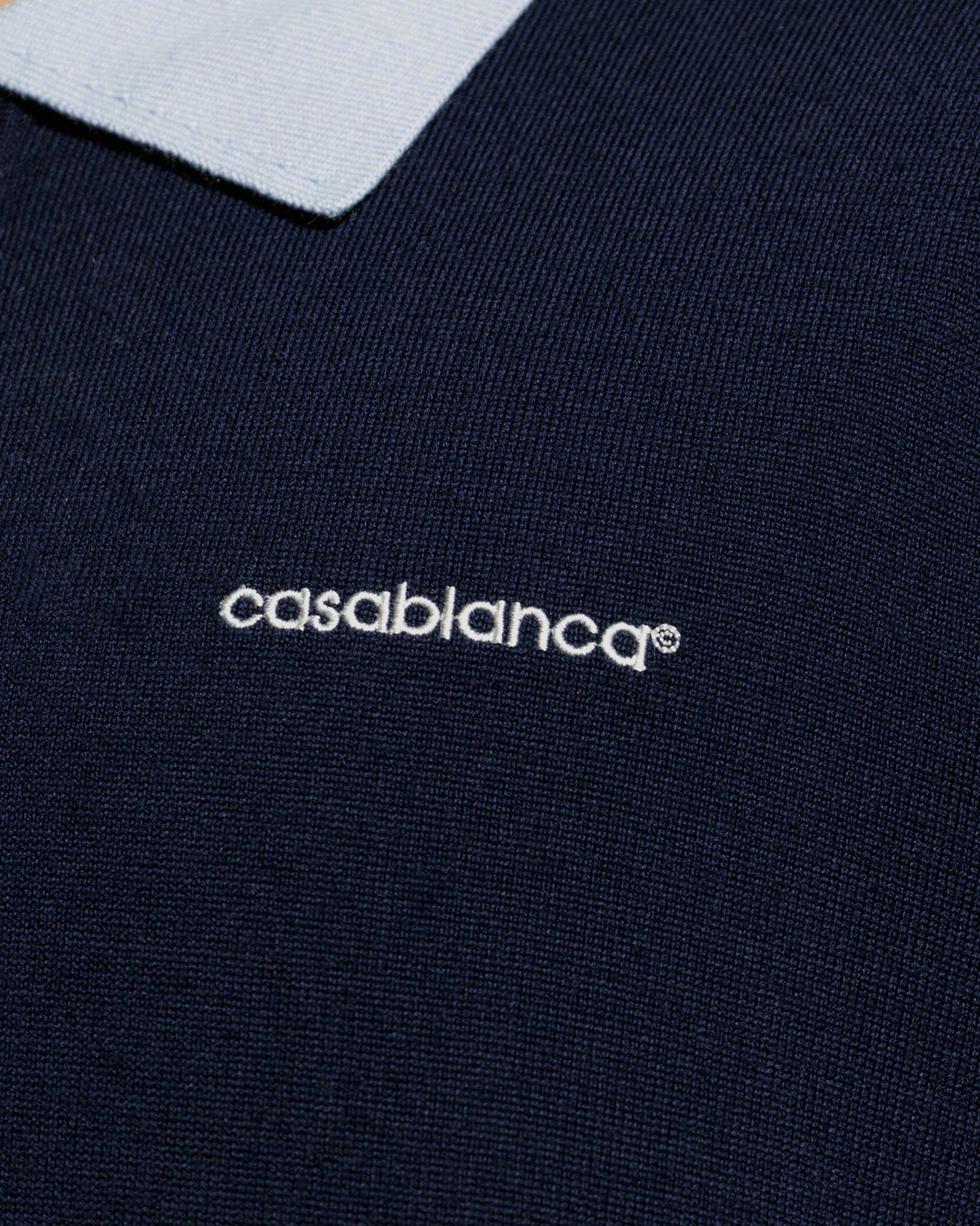 Merino Knit Tennis Polo Shirt