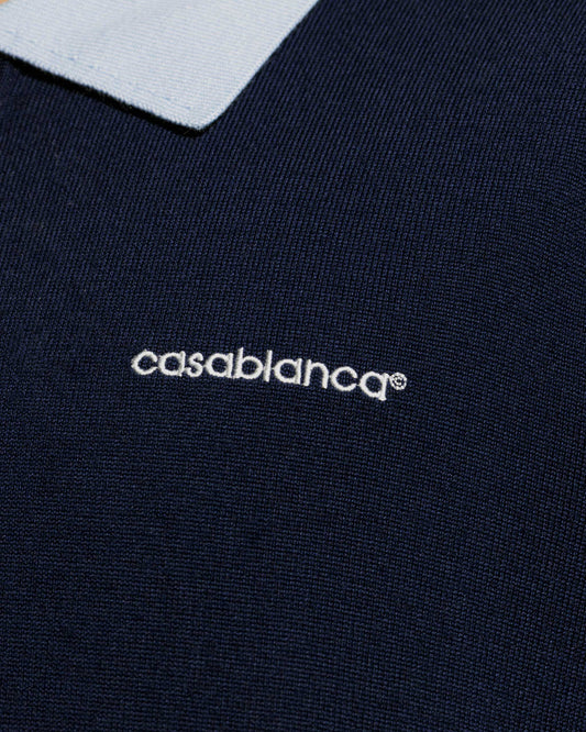 Merino Knit Tennis Polo Shirt