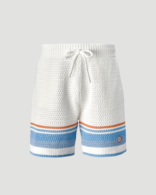 Cotton Tennis Crochet Shorts