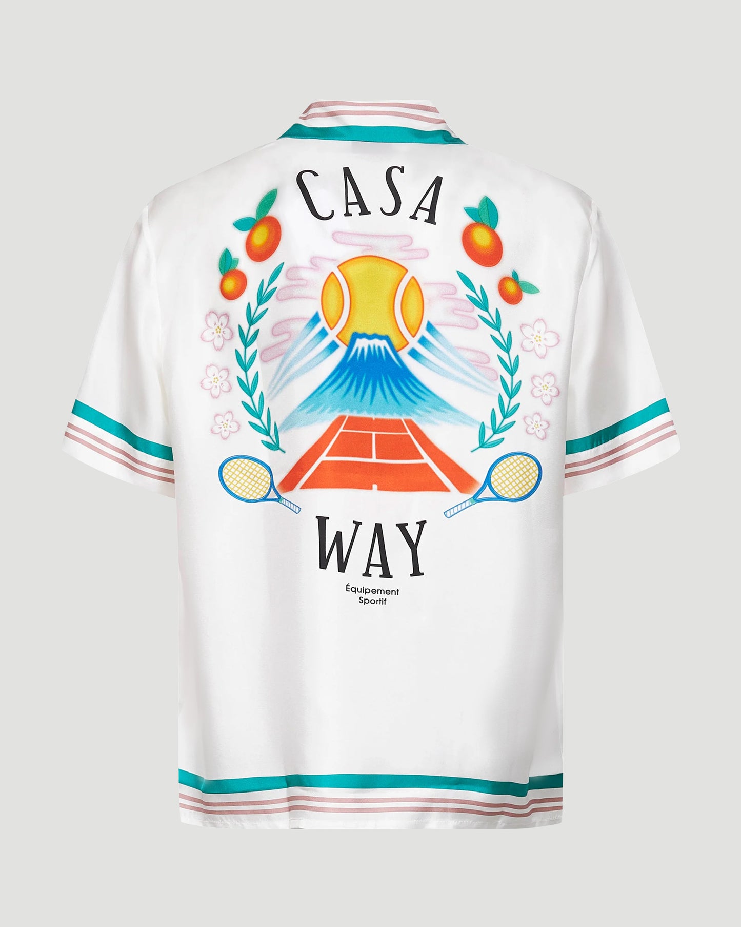 Casa Way Short-Sleeve Silk Shirt