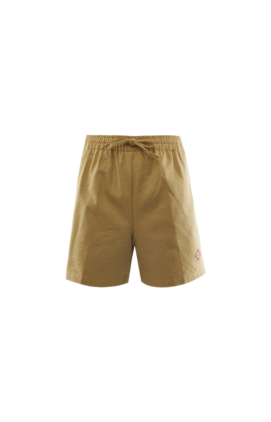 Cotton Monogram Jacquard Shorts