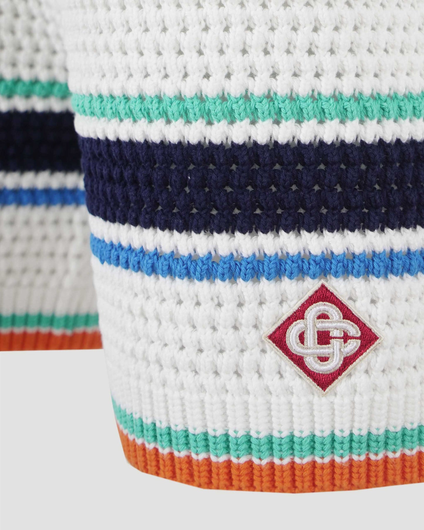 CROCHET EFFECT TENNIS SHORTS