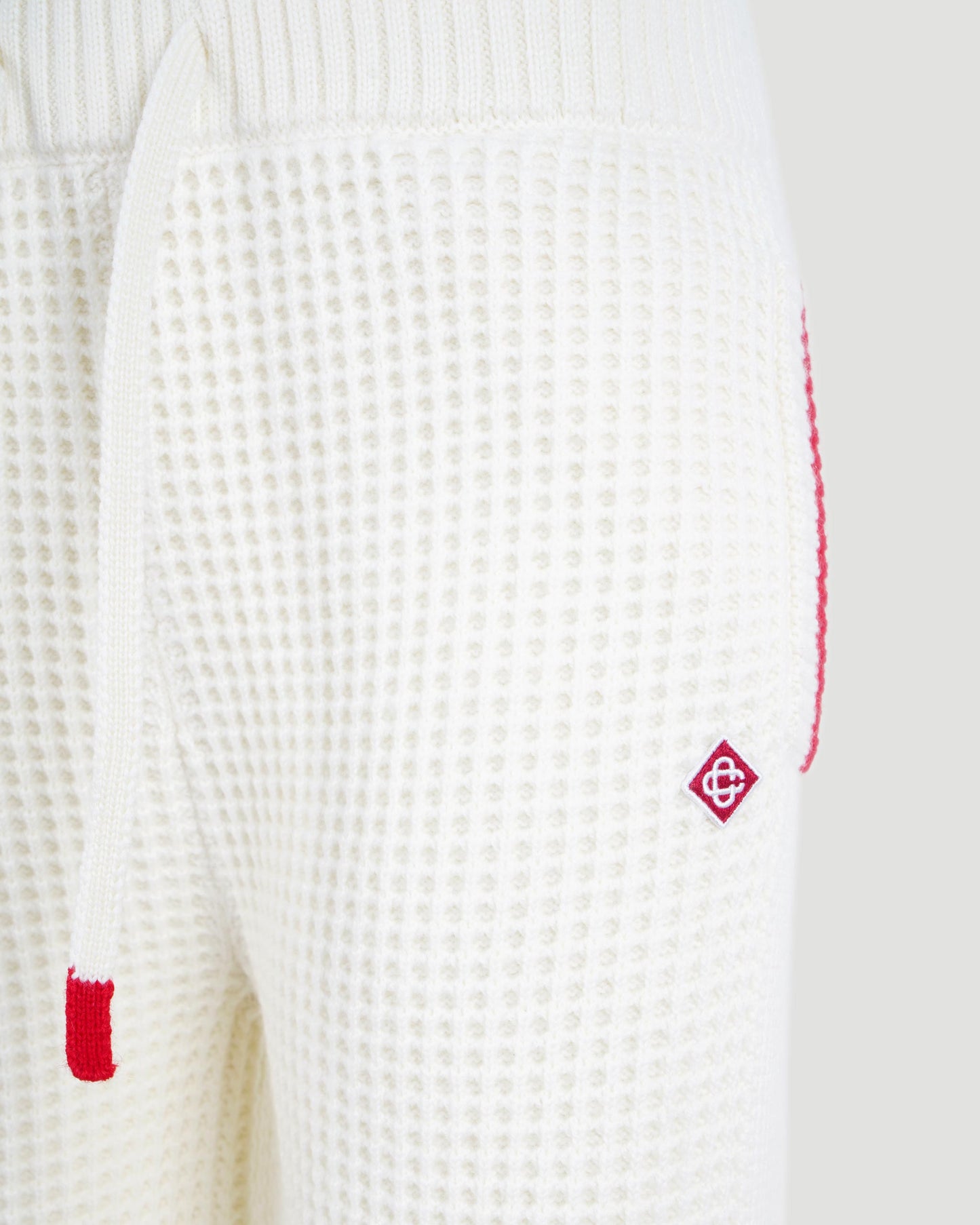 Waffle Knit Track Pants