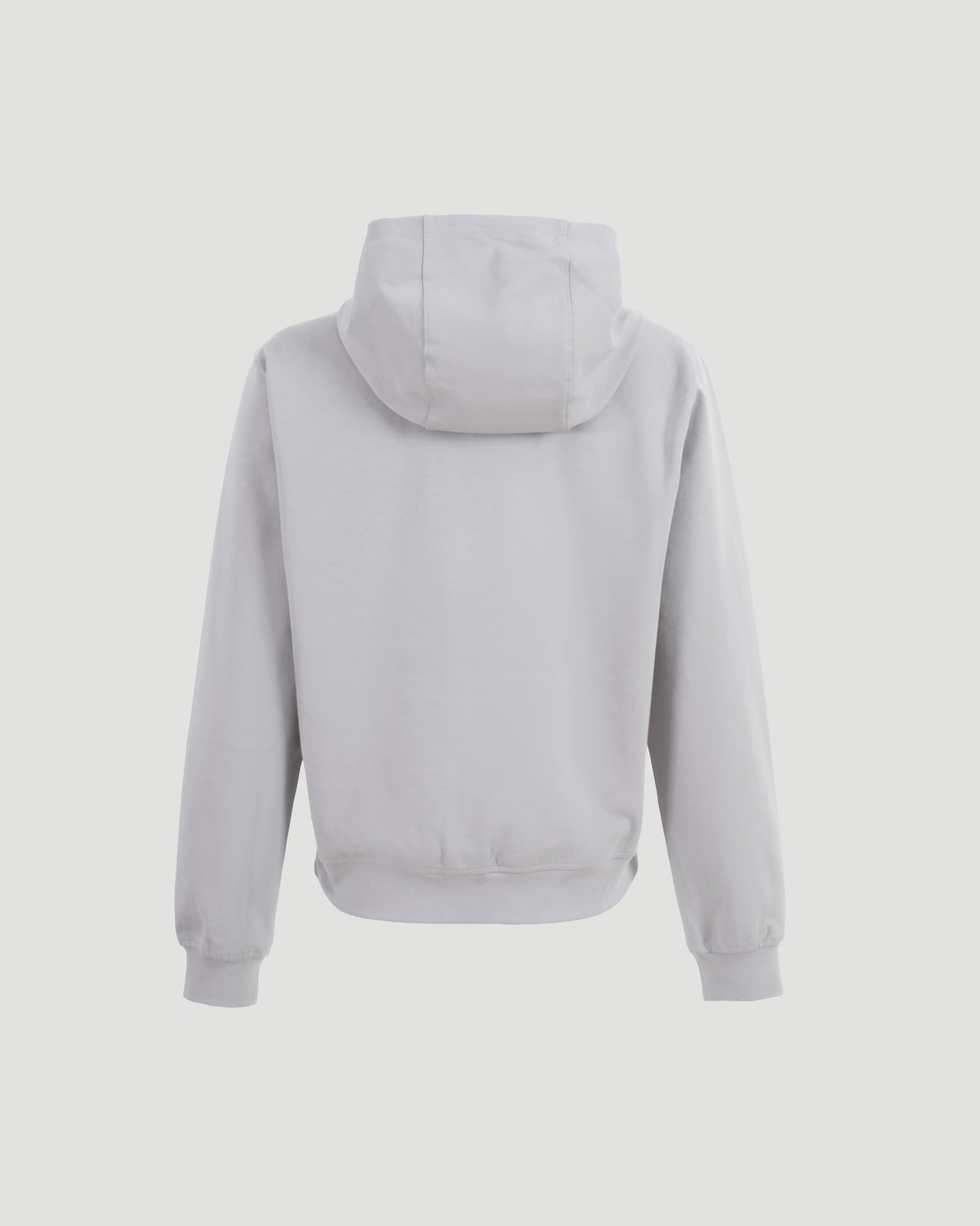 Zip-Front Stretch Cotton Hoodie