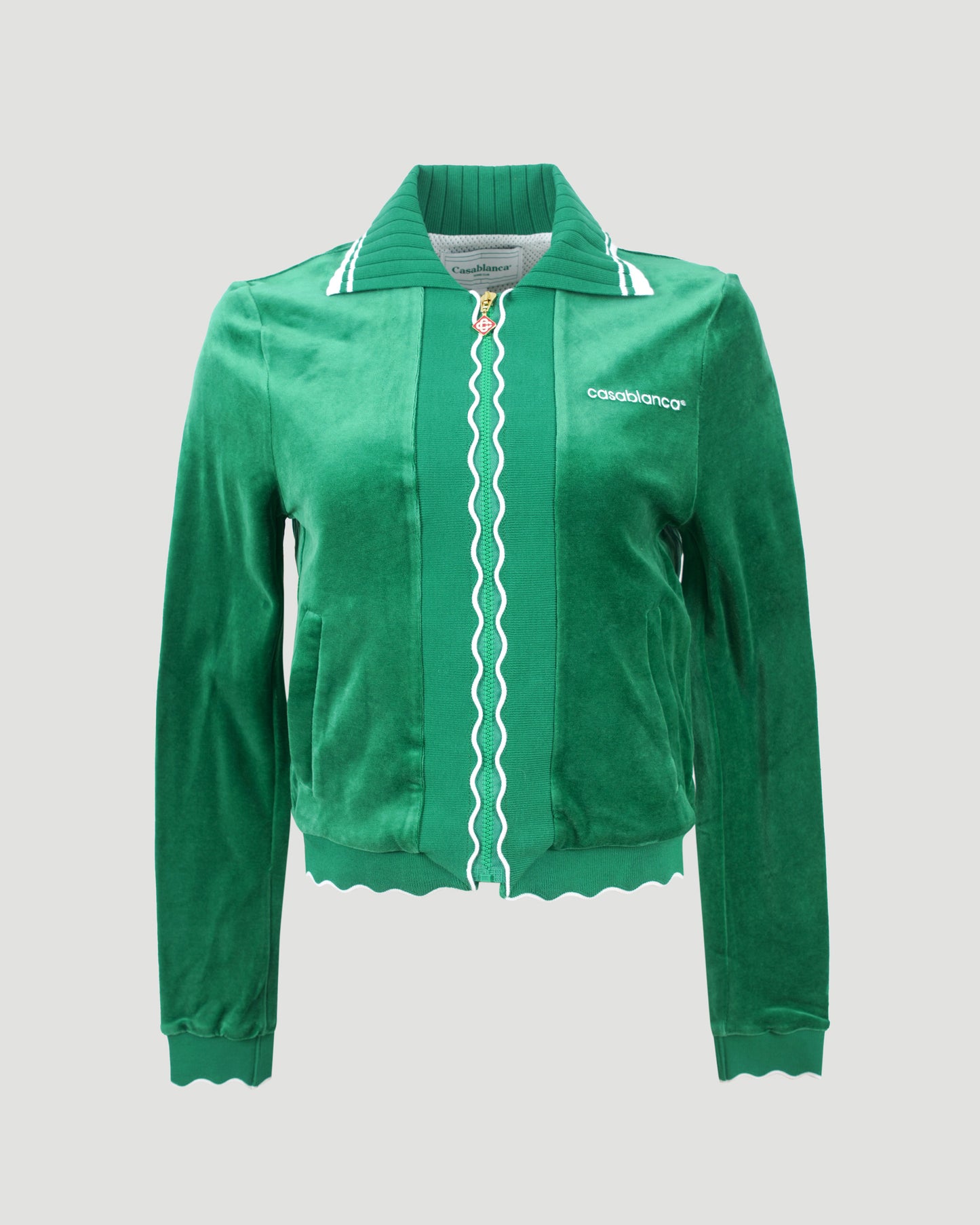 Scalloped Track Jacket