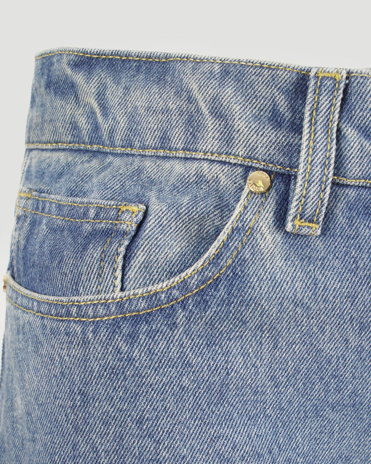 Vintage Distressed Washed Jeans