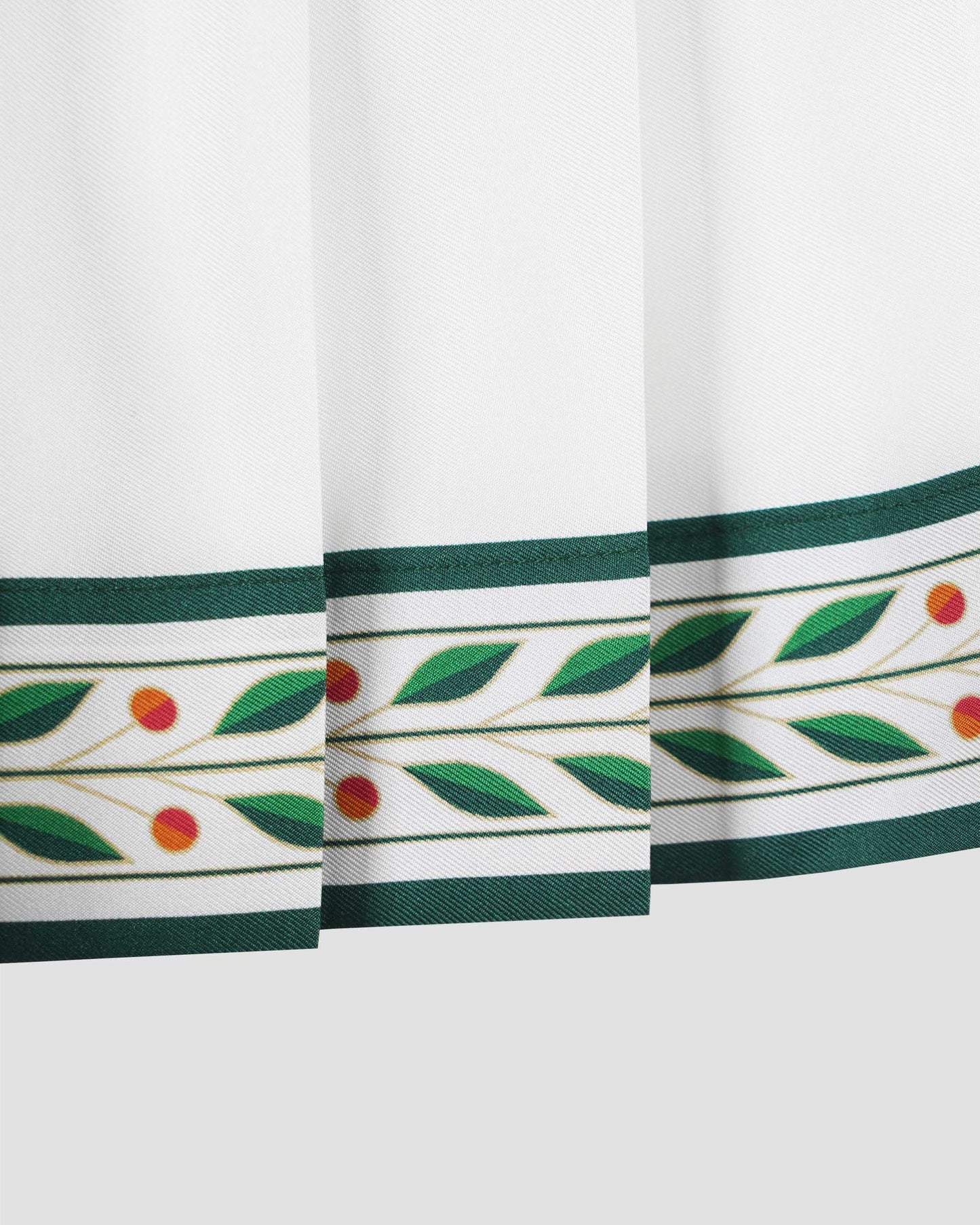 Laurel silk tennis skirt