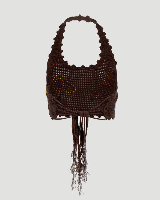 Motif Crochet Crop Top