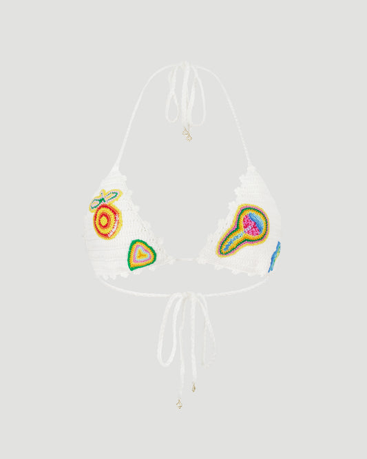 Motif Crochet Bikini Top