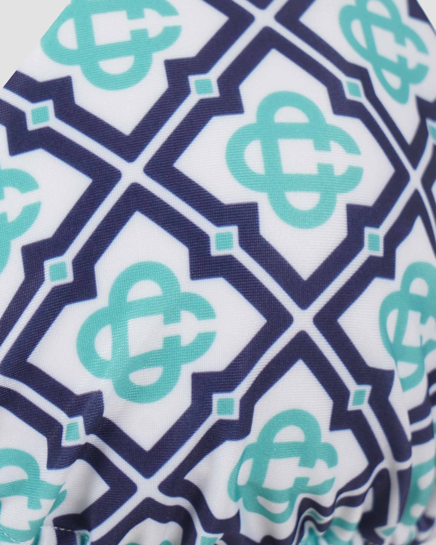 Bikini Top in Monogram Print