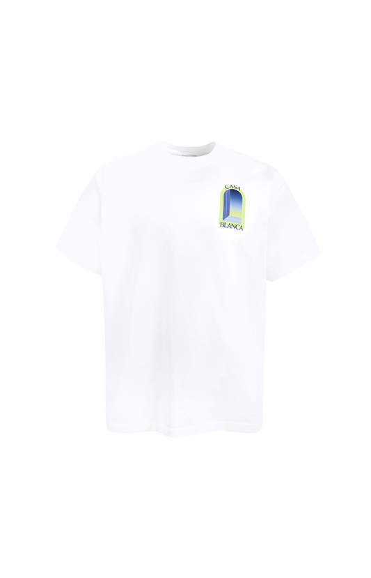 White & Lime Arches Short Sleeve T‑Shirt