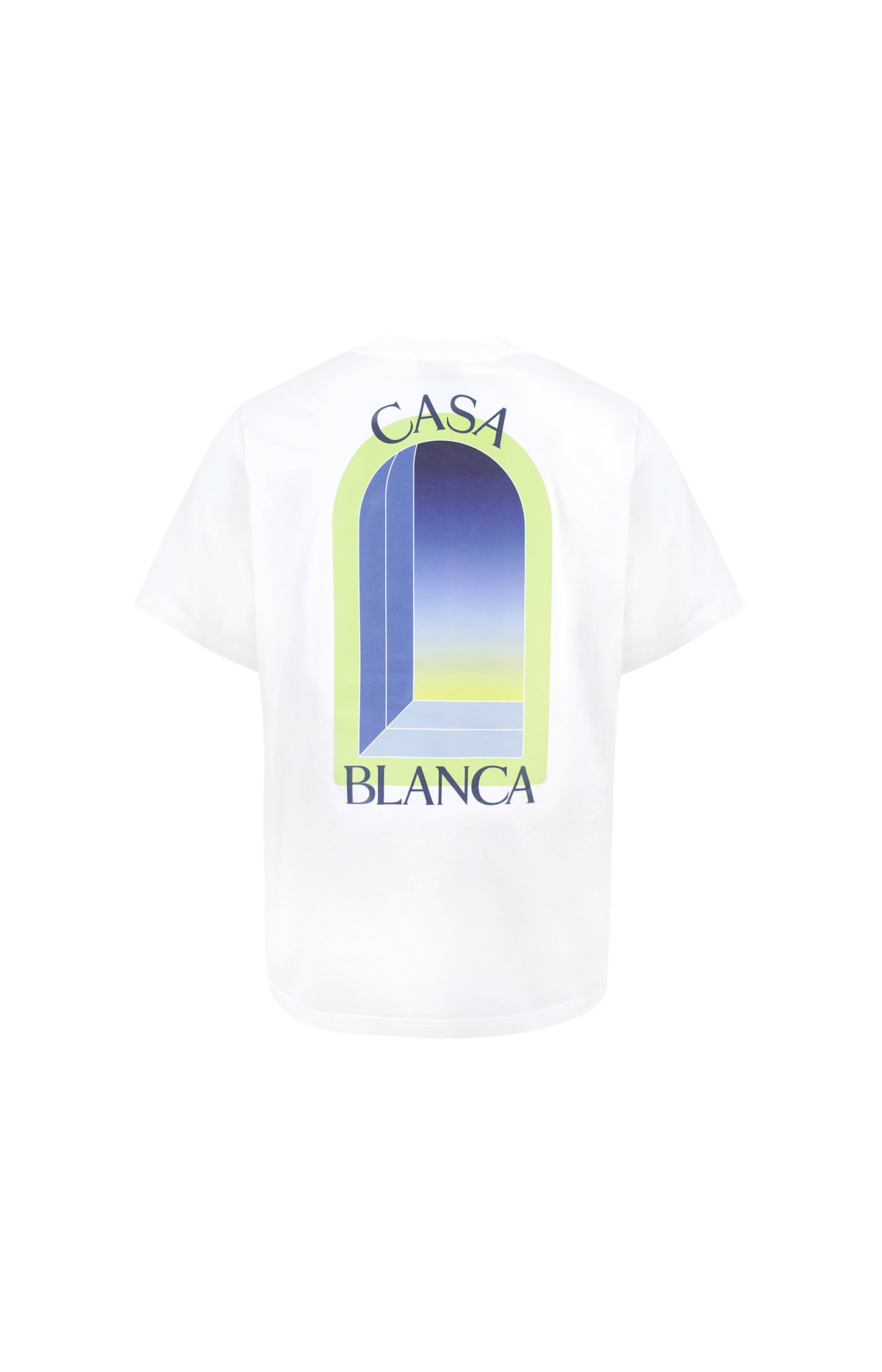 White & Lime Arches Short Sleeve T‑Shirt
